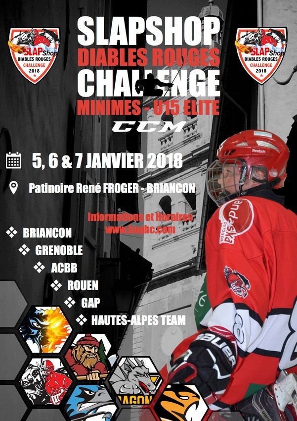 Photo hockey Brianon - Tournoi U15 Elite - Hockey Mineur : Brianon  (Les Diables Rouges)