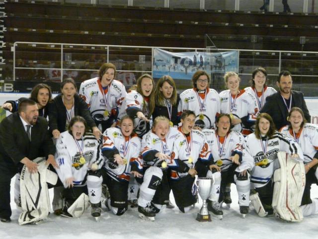 Photo hockey CDF Fm. : Caen/Brest vainqueur - Hockey Fminin