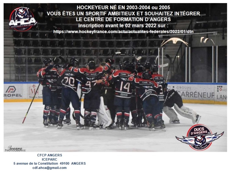 Photo hockey Centre de formation d