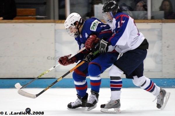 Photo hockey Charles Bertrand aux Red Bulls Salburg - Equipes de France