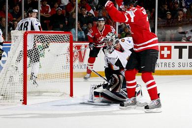 Photo hockey CM : La Canada en dmonstration - Championnats du monde