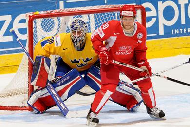 Photo hockey CM : La Sude pulvrise le Danemark - Championnats du monde