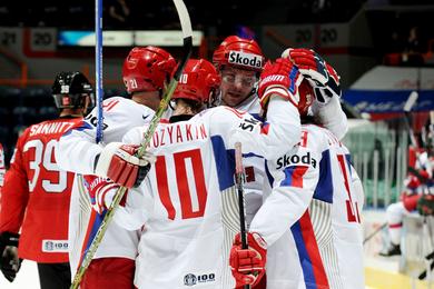 Photo hockey CM : Les Russes sont premiers - Championnats du monde
