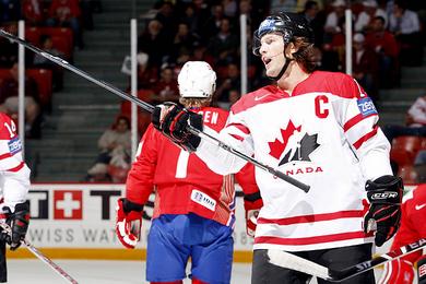 Photo hockey CM : Nash dlivre le Canada - Championnats du monde