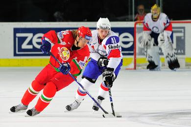 Photo hockey CM 09 : Les Bilorusses tiennent bon - Championnats du monde