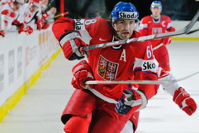 Photo hockey CM 09 : Les Tchques en solo - Championnats du monde