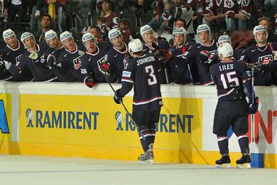 Photo hockey CM 09 : Les USA convaincants - Championnats du monde