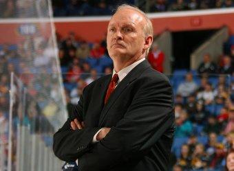 Photo hockey CM 09 : Ruff  la tte de team Canada - Championnats du monde