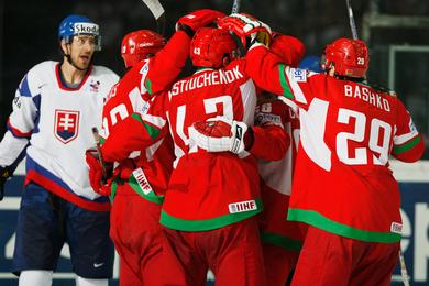 Photo hockey CM 09 : Victoire inespre - Championnats du monde