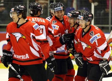 Photo hockey CM I (A) : Les Lituaniens se sauvent - Championnats du monde