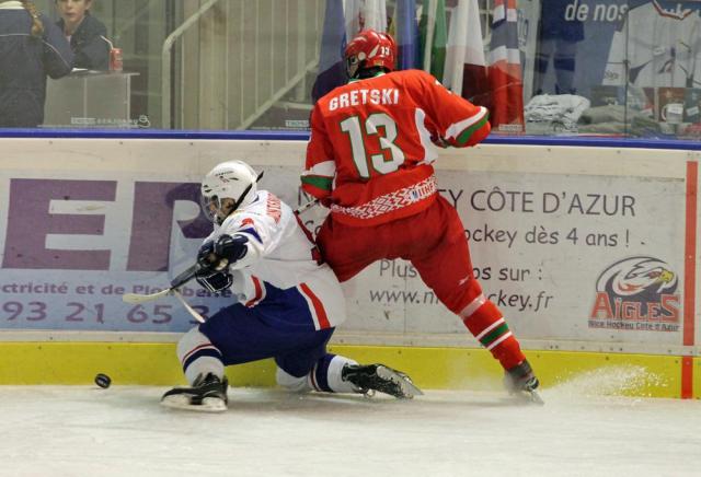 Photo hockey CM U18 : Les Bleuets craquent - Championnats du monde