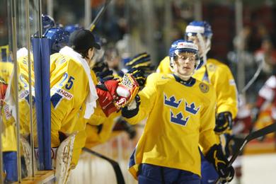 Photo hockey CM U20 : La Sude en tte du groupe B - Championnats du monde