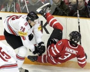 Photo hockey CM U20 : Le Canada amput - Championnats du monde
