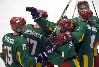 Photo hockey CM U20 D2 : La Lituanie promue en D1 - Championnats du monde