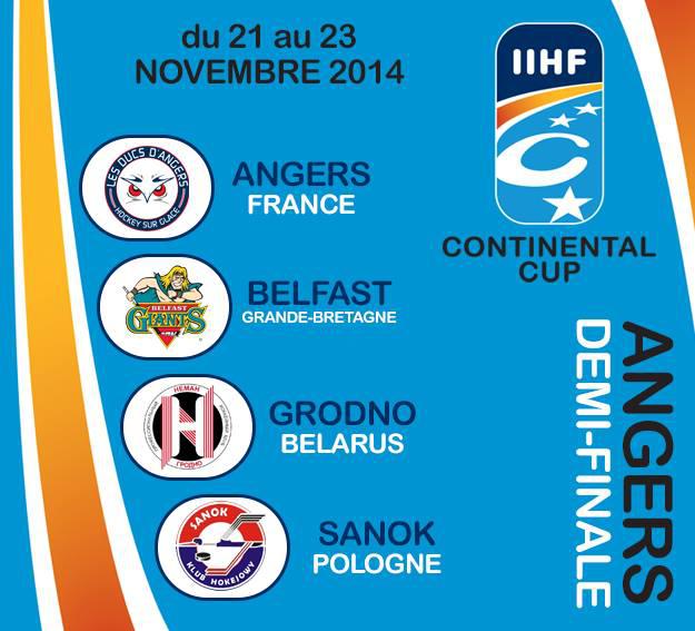Photo hockey Coupe Continentale à Angers - Europe : Continental Cup - CHL Photo hockey Coupe Continentale à Angers - Europe : Continental Cup - CHL