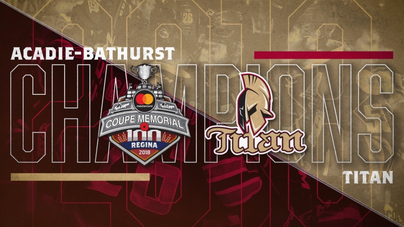 Photo hockey Coupe Memorial : Le Titan champion ! - LHJMQ - Ligue de Hockey Junior Majeur du Qubec