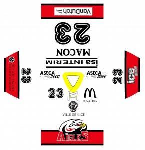 Photo hockey D1 : Des nouveaux maillots pour Nice - Division 1 : Nice (Les Aigles)