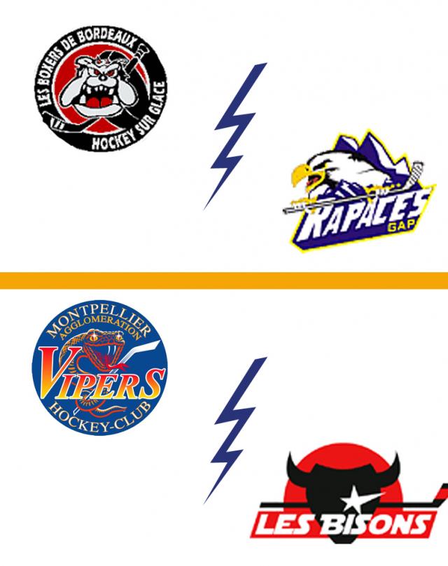 Photo hockey D1 : Prsentation des demi-finales - Division 1