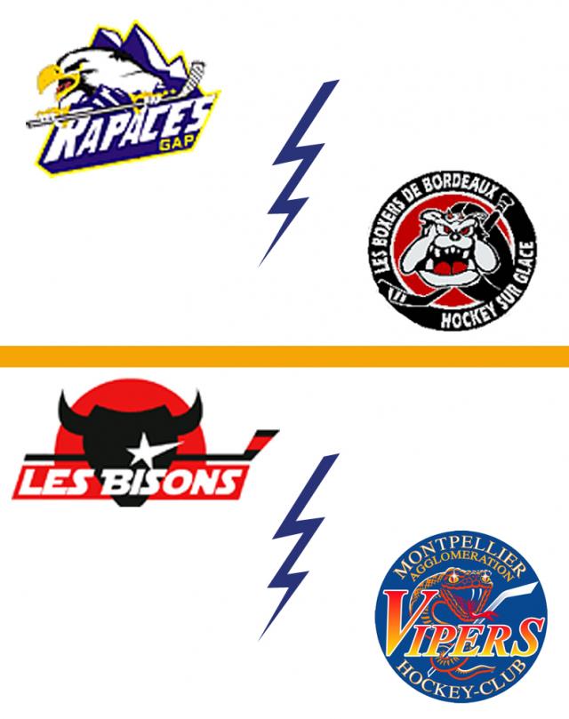 Photo hockey D1 : Prsentation des matchs retour  - Division 1