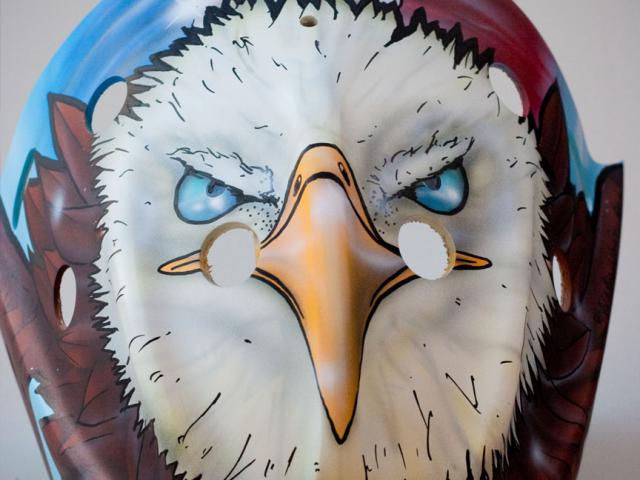 Photo hockey D2 : Viry prsente son masque - Division 2 : Viry-Chtillon (Les Jets)