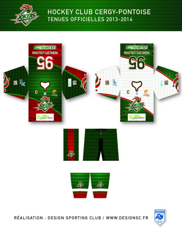 Photo hockey D2 Cergy  : Tout nouveau tout beau - Division 2 : Cergy-Pontoise (Les Jokers)