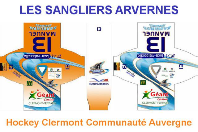 Photo hockey D2 Clermont : Remise de maillots - Division 2 : Clermont-Ferrand (Les Sangliers Arvernes)