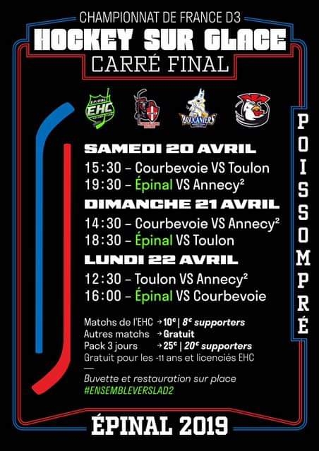 Photo hockey D3 : Epinal champion invaincu ! - Division 3