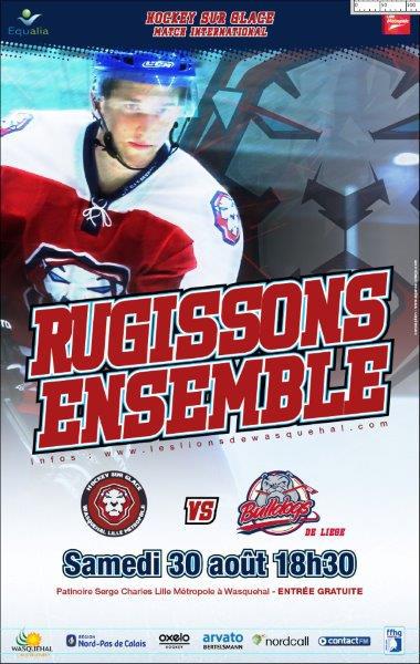 Photo hockey D3 : Retour des Lions de Wasquehal - Division 3 : Wasquehal Lille (Les Lions)