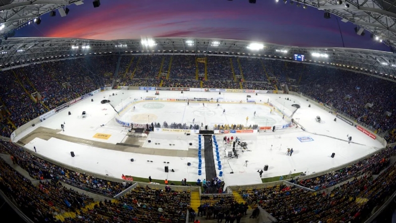 Photo hockey DEL Winter Game : Suspense et froid - Hockey en Europe Photo hockey DEL Winter Game : Suspense et froid - Hockey en Europe