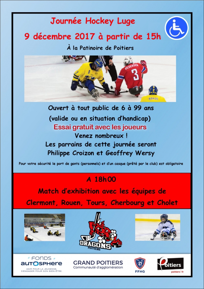 Photo hockey Dmo de hockey luge - Autour du hockey