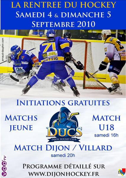 Photo hockey Dijon : La rentre du hockey 2010 - Hockey en France