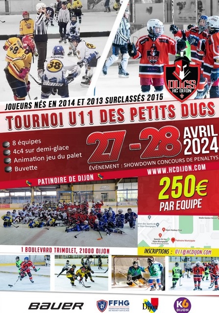 Photo hockey Dijon - Tournoi U11 - 2024 - Hockey Mineur : Dijon  (Les Ducs)