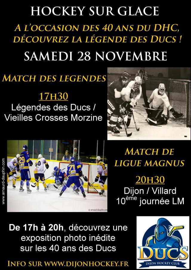 Photo hockey Dijon fte ses 40 ans - Ligue Magnus : Dijon  (Les Ducs)