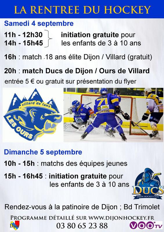 Photo hockey Dijon reoit Villard en amical - Hockey en France