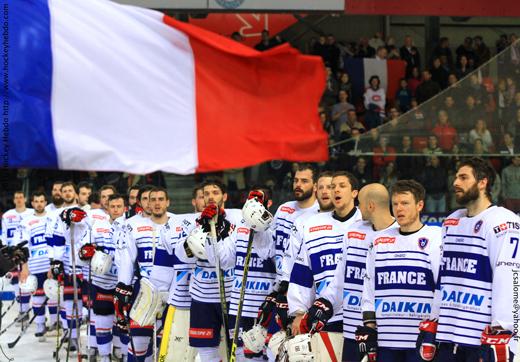 Photo hockey EDF : les Bleus l
