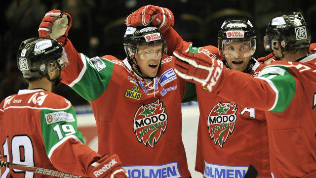 Photo hockey Elitserien : Les favoris doutent - 