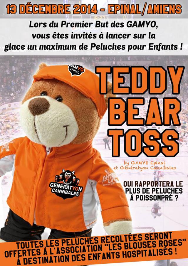 Photo hockey Epinal : lancez les peluches !!! - Ligue Magnus : Epinal  (Les Wildcats)