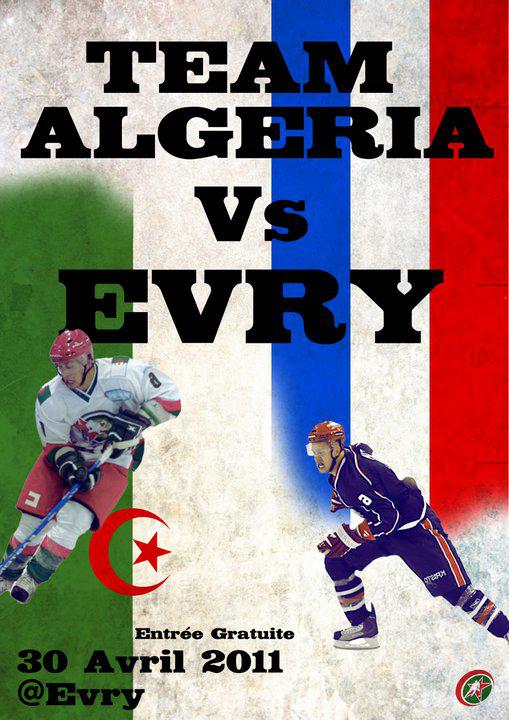 Photo hockey Evry - Team Algria - Division 2 : Evry  (Les Peaux Rouges Evry Centre Essonne)