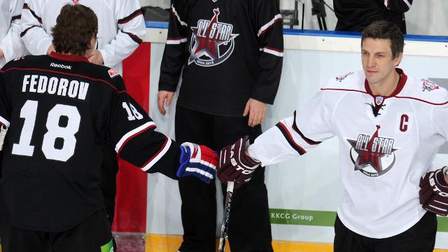 Photo hockey Fedorov et les siens battent Ozolins - KHL - Kontinental Hockey League