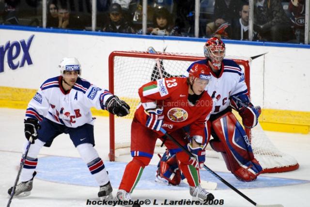 Photo hockey France / Bilorussie. Analyse des coachs - Championnats du monde
