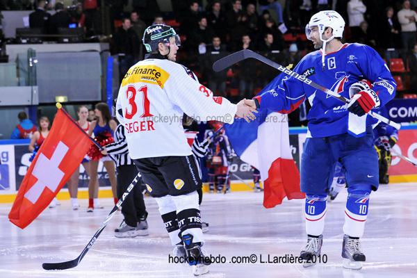 Photo hockey FRANCE-SUISSE nouvelles photos - Equipes de France