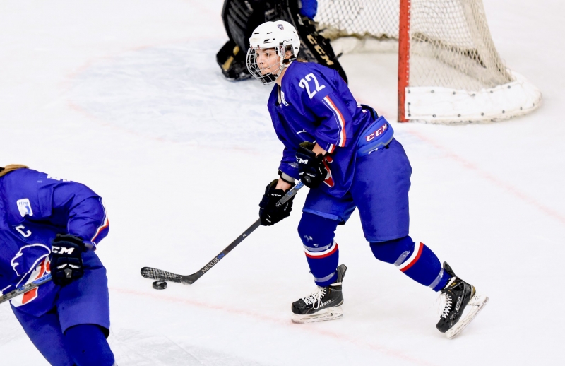Photo hockey Gwendoline Gendarme en Suède - Equipes de France