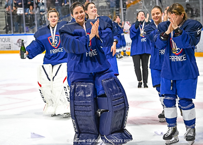 Photo hockey Hockey sur glace -Les Françaises remportent le championnat du monde  - Championnats du monde : France (Team France)