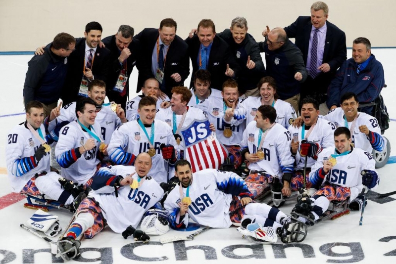 Photo hockey Jeux paralympiques : Les Etats-Unis champions - Jeux olympiques