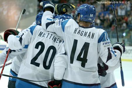 Photo hockey JO : La Finlande dbute bien - Jeux olympiques