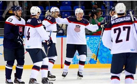 Photo hockey JO : La Slovaquie explose - Jeux olympiques