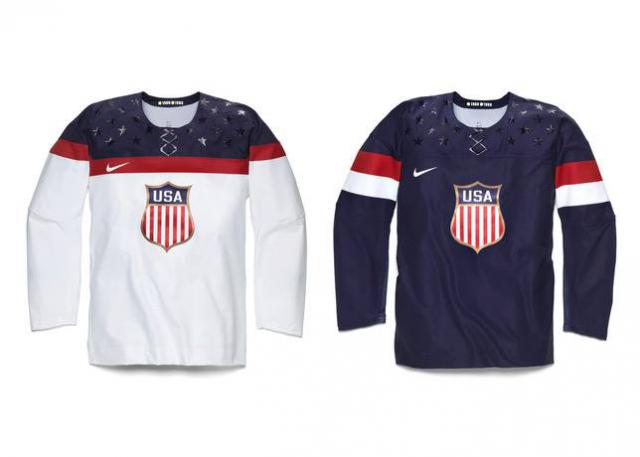 Photo hockey JO : Les maillots amricains - Jeux olympiques
