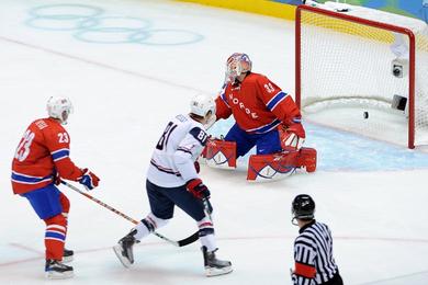 Photo hockey JO : Les USA assurent le show ! - Jeux olympiques