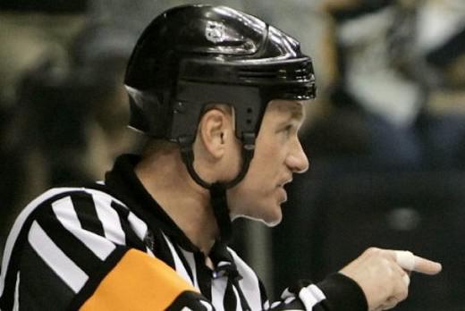 Photo hockey JO: arbitrage contest pour la finale - Jeux olympiques