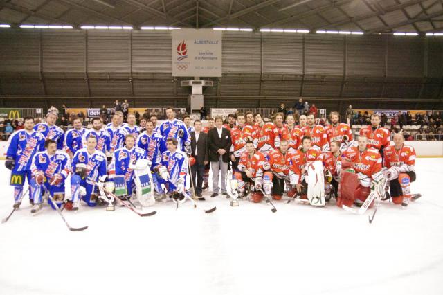 Photo hockey JO 1992 : Match commmoratif - Hockey en France